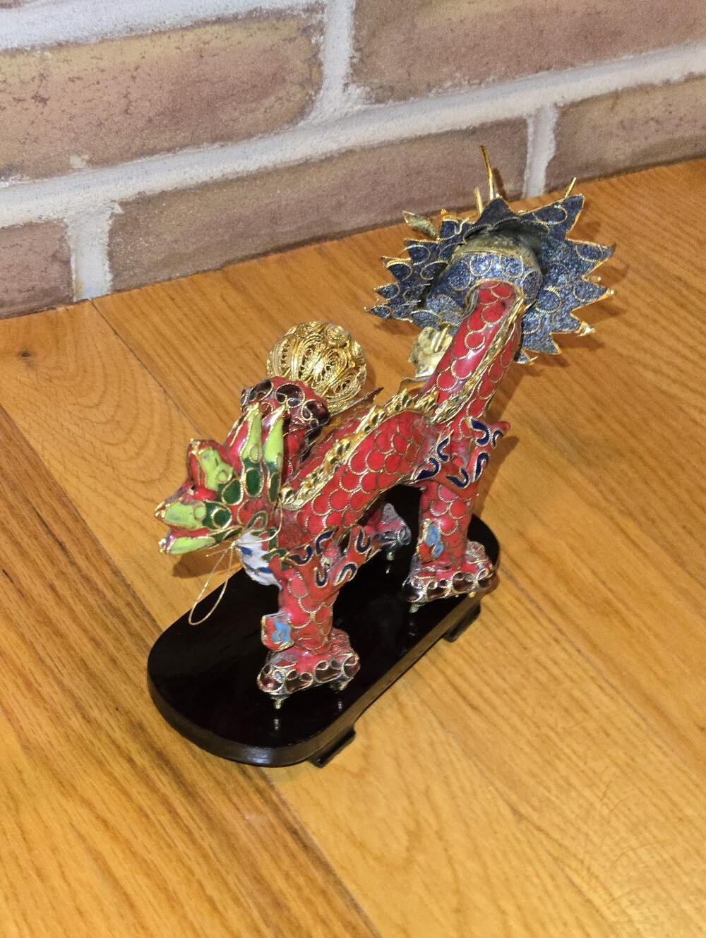 Delicate Ornate Dragon with Stand